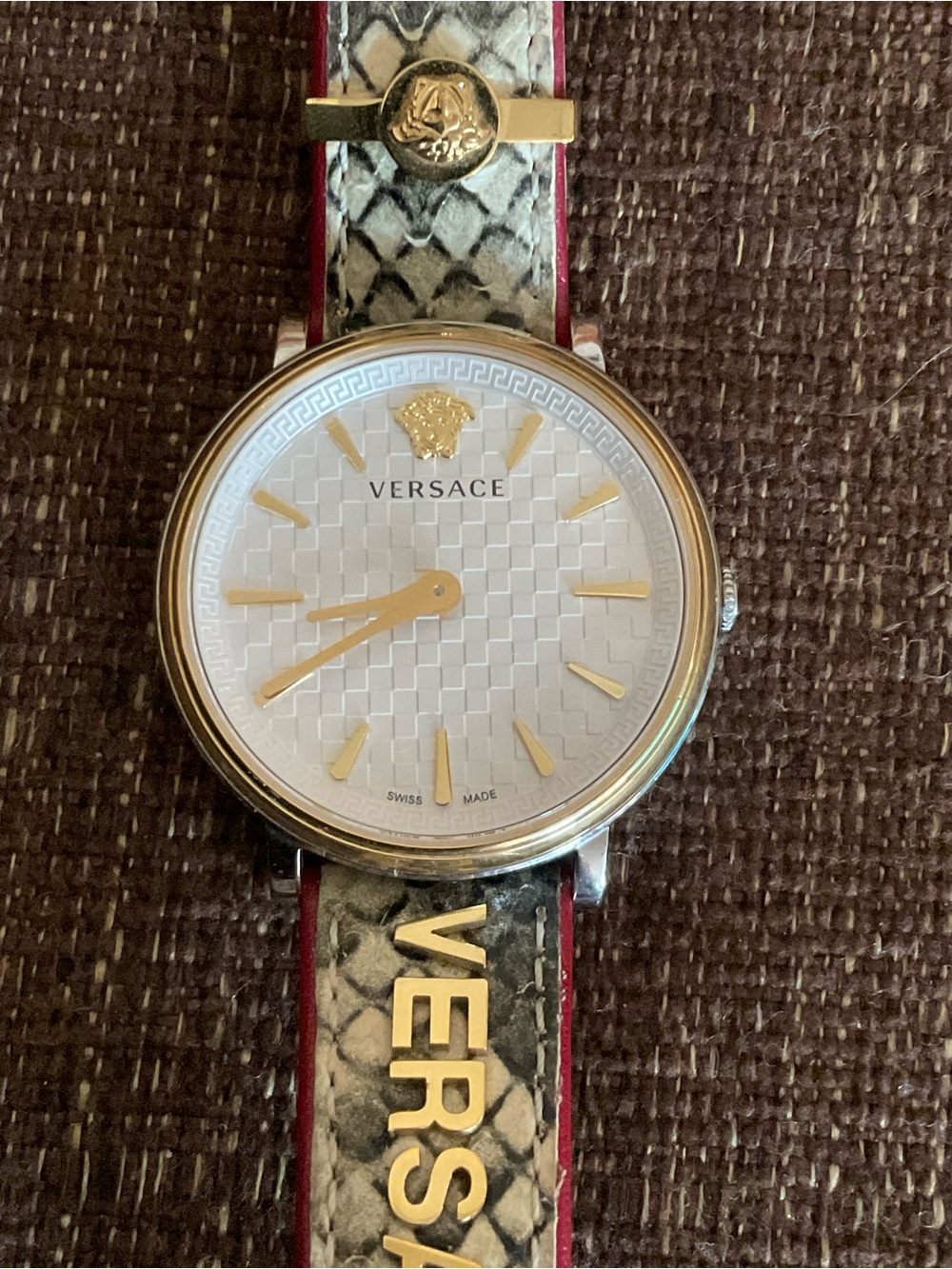 Stunning Versace Swiss-Made V81 Watch, originally purchased at Nordstrom